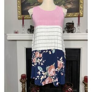 Heimish USA Women’s The Trio Tank Top Shirt Size Small